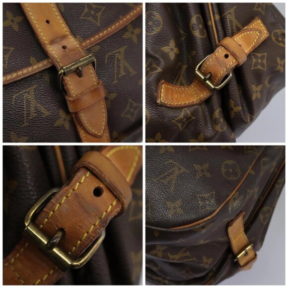 LOUIS VUITTON Monogram Saumur 35 Shoulder Bag - Picture 13 of 15